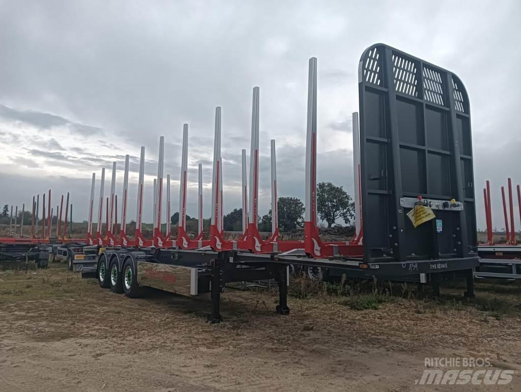  MHS Timber carrier Reboques de transporte de troncos