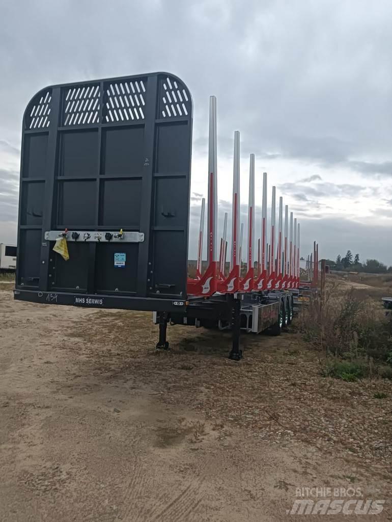  MHS Timber carrier Reboques de transporte de troncos