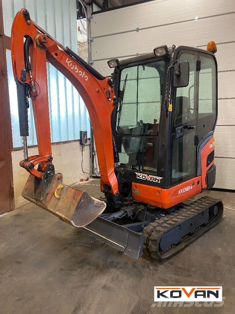 Kubota KX 018-4 Mini Escavadoras <7t