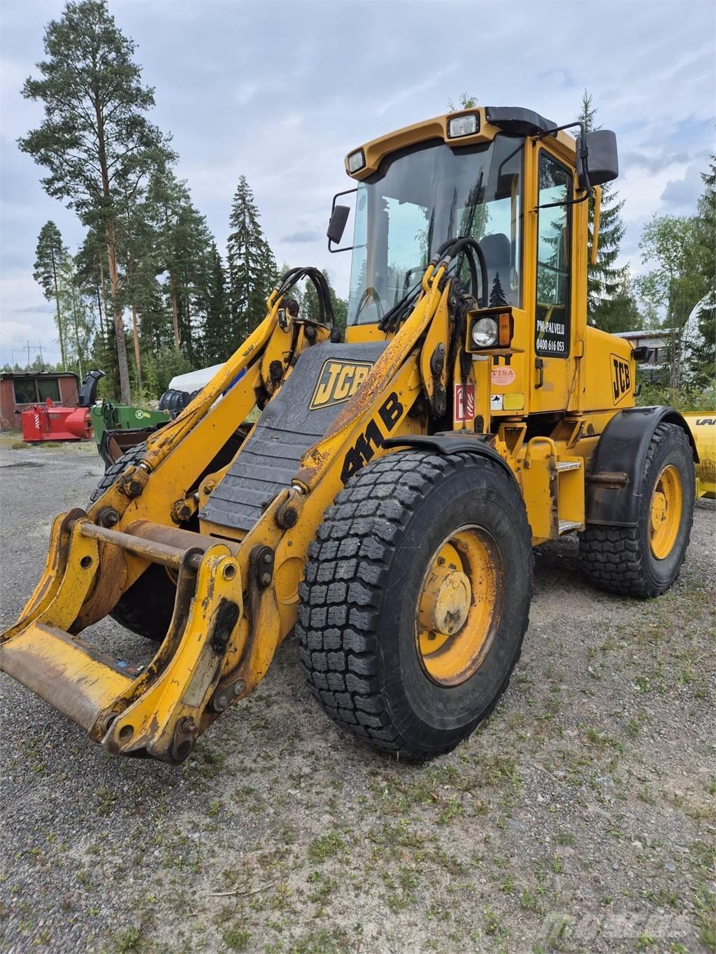 JCB 411B Pás carregadoras de rodas