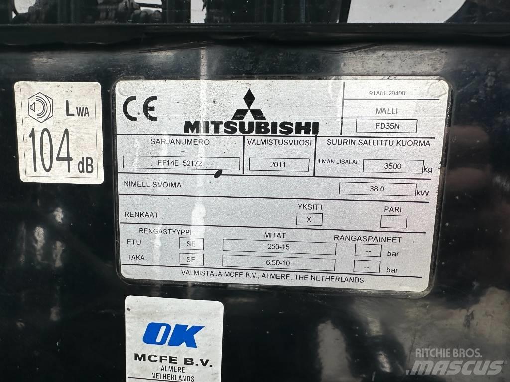 Mitsubishi FD 35 N Empilhadores Diesel