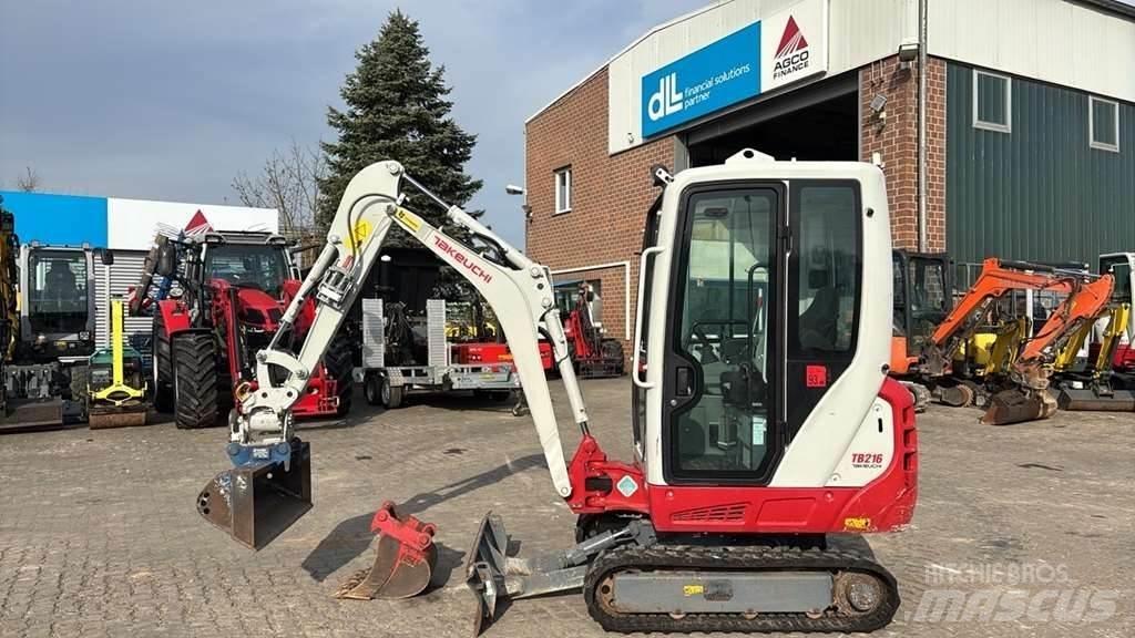 Takeuchi TB216 Mini Escavadoras <7t
