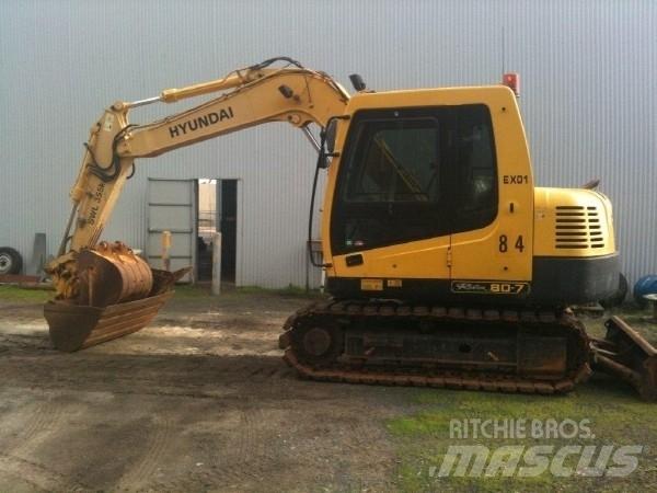 Hyundai R80-7 Escavadoras Midi 7t - 12t