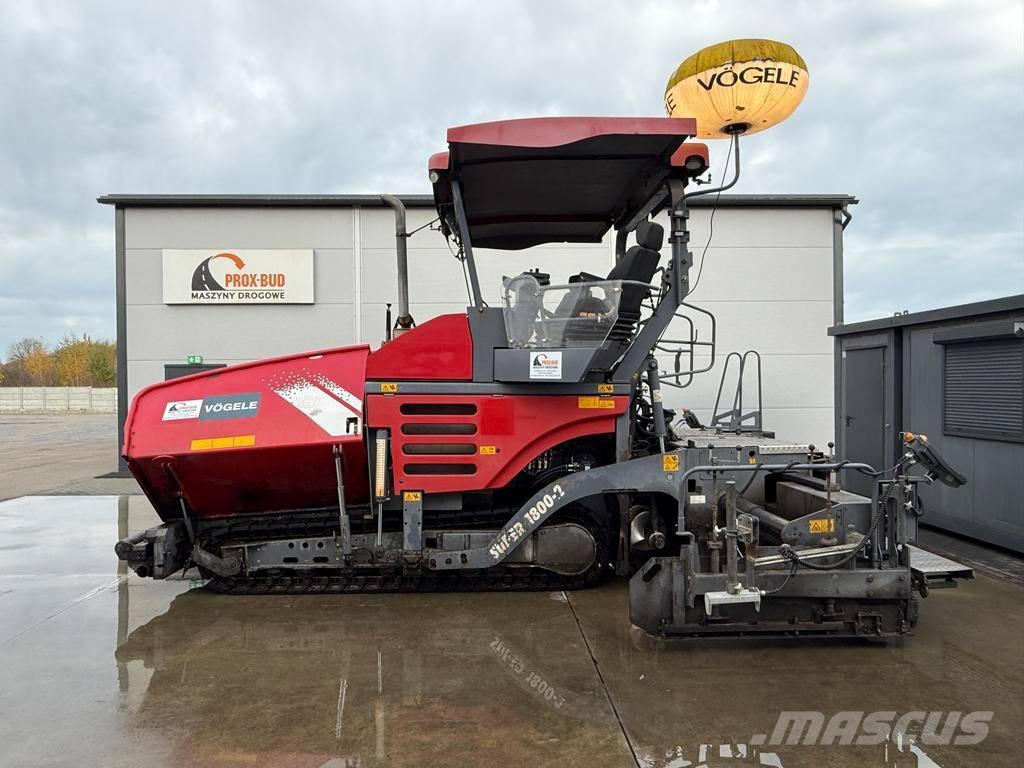 Vögele super 1800-2 Pavimentadoras de asfalto