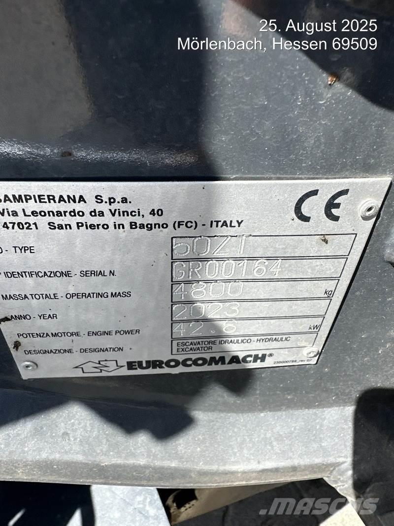 Eurocomach 50ZT Mini Escavadoras <7t
