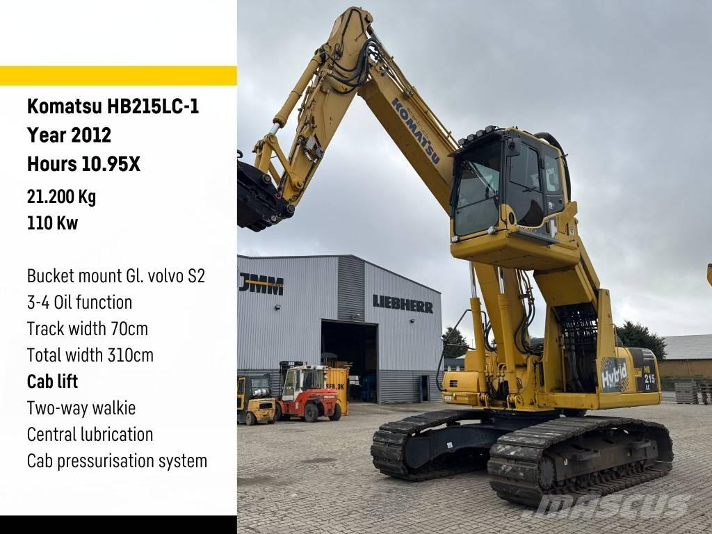 Komatsu HB215LC-1 Manipuladores de resíduos / indústria