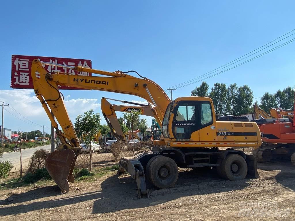 Hyundai 210w Escavadoras de rodas