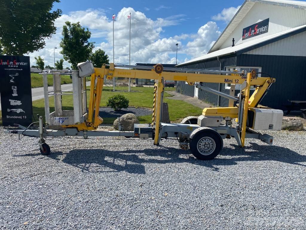 Omme Mini 12 EBJ Plataformas aéreas montadas em atrelados