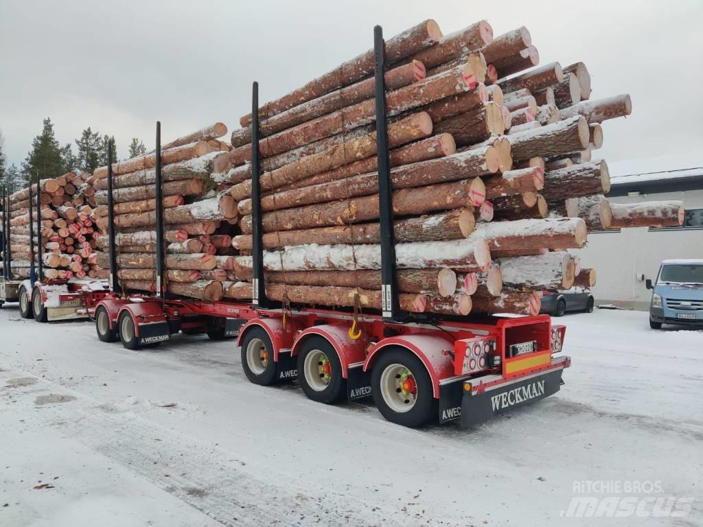 Weckman 5 aps Reboques de transporte de troncos