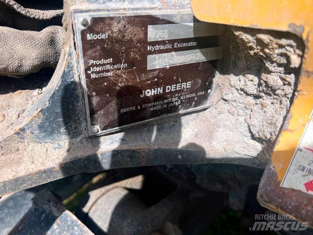 John Deere 26G Mini Escavadoras <7t