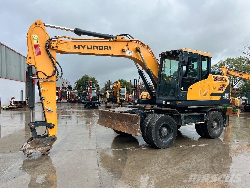 Hyundai HW140 Escavadoras de rodas