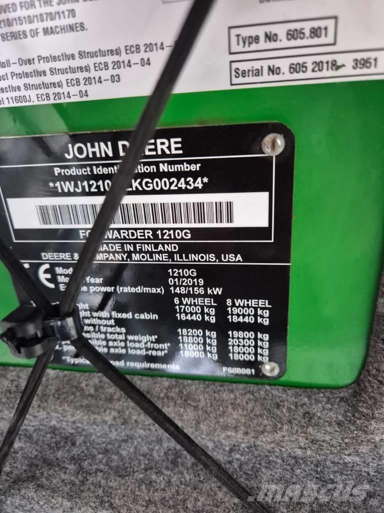 John Deere 1210 G Forwarders florestais