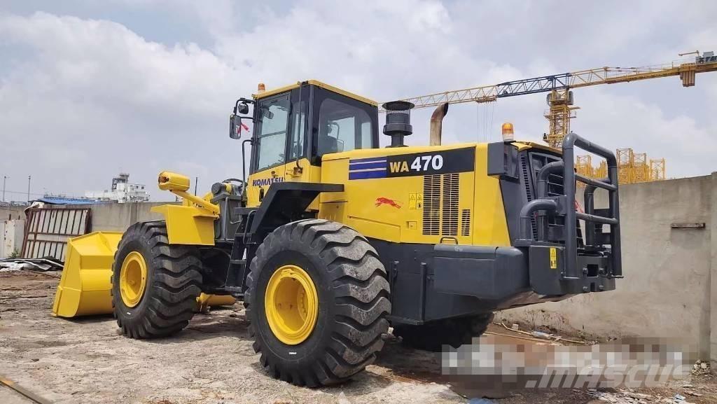 Komatsu WA 470 Pás carregadoras de rodas