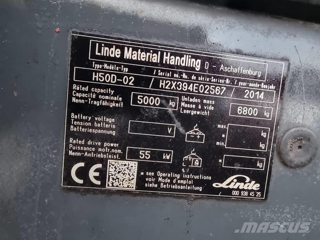 Linde H 50 D Empilhadores Diesel