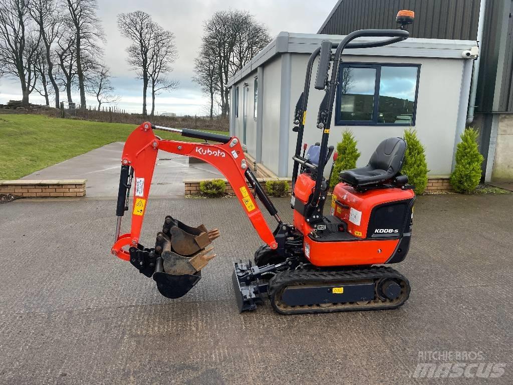 Kubota K008-5 Mini Escavadoras <7t