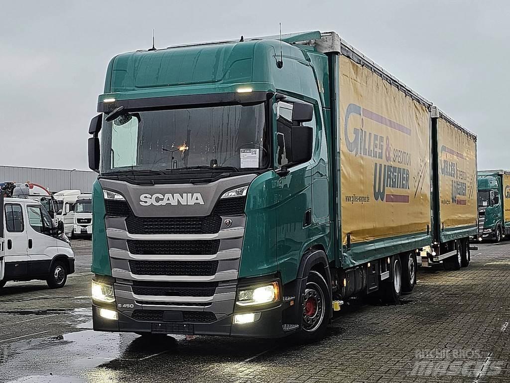 Scania S450 6x2*4 Camiões caixa cortinas laterais