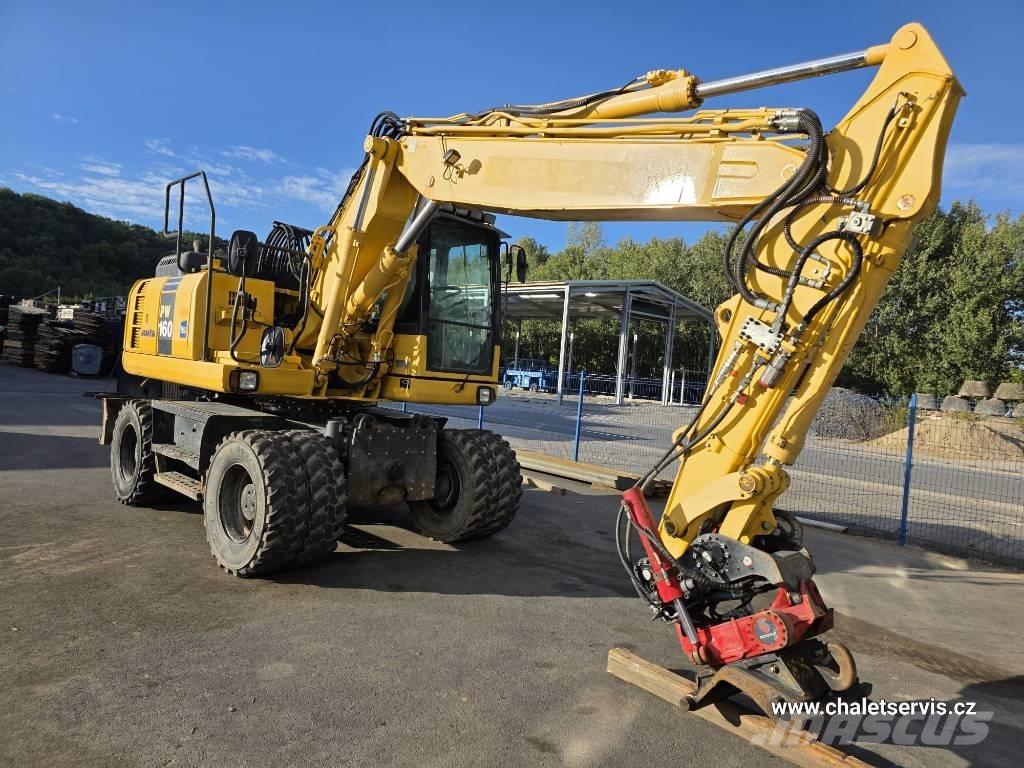 Komatsu PW 160 Escavadoras de rodas