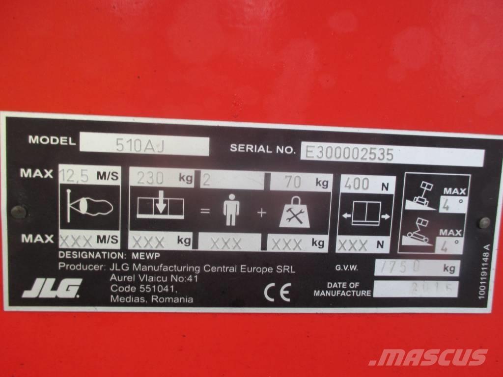 JLG 510 AJ Elevadores braços articulados