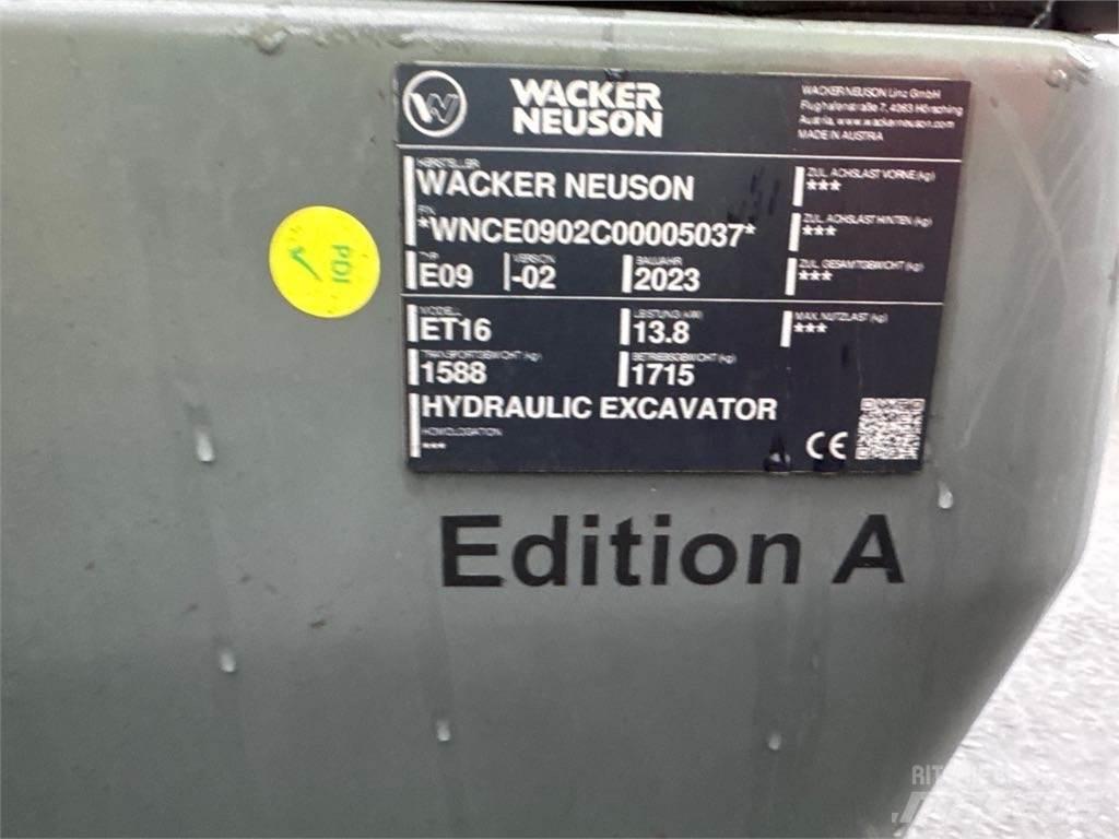 Wacker Neuson ET16 Escavadoras de rastos