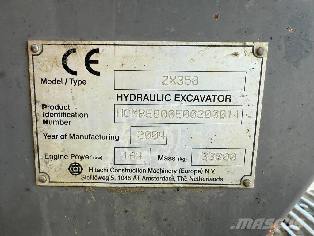 Hitachi ZX 350 Escavadoras de rastos