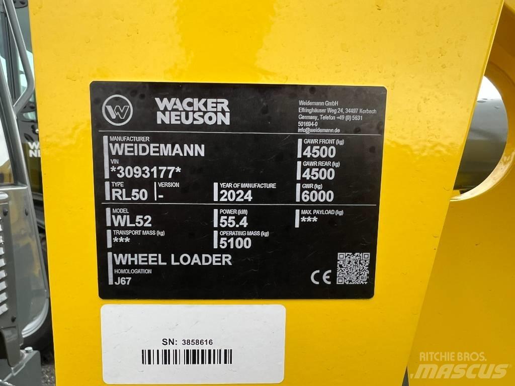 Wacker Neuson WL 52 Pás carregadoras de rodas