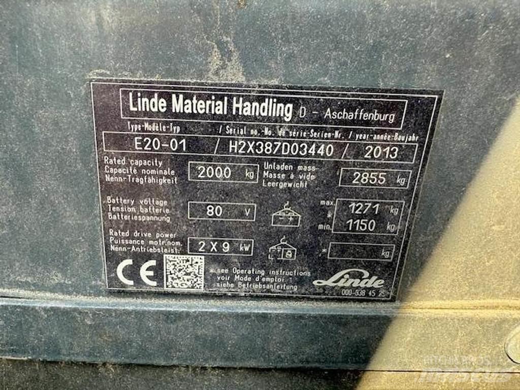 Linde E20-01 Empilhadores - Outros