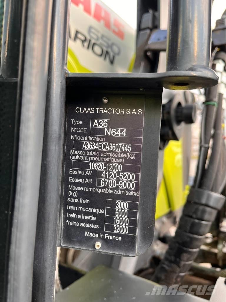 CLAAS ARION 650 Tratores Agrícolas usados