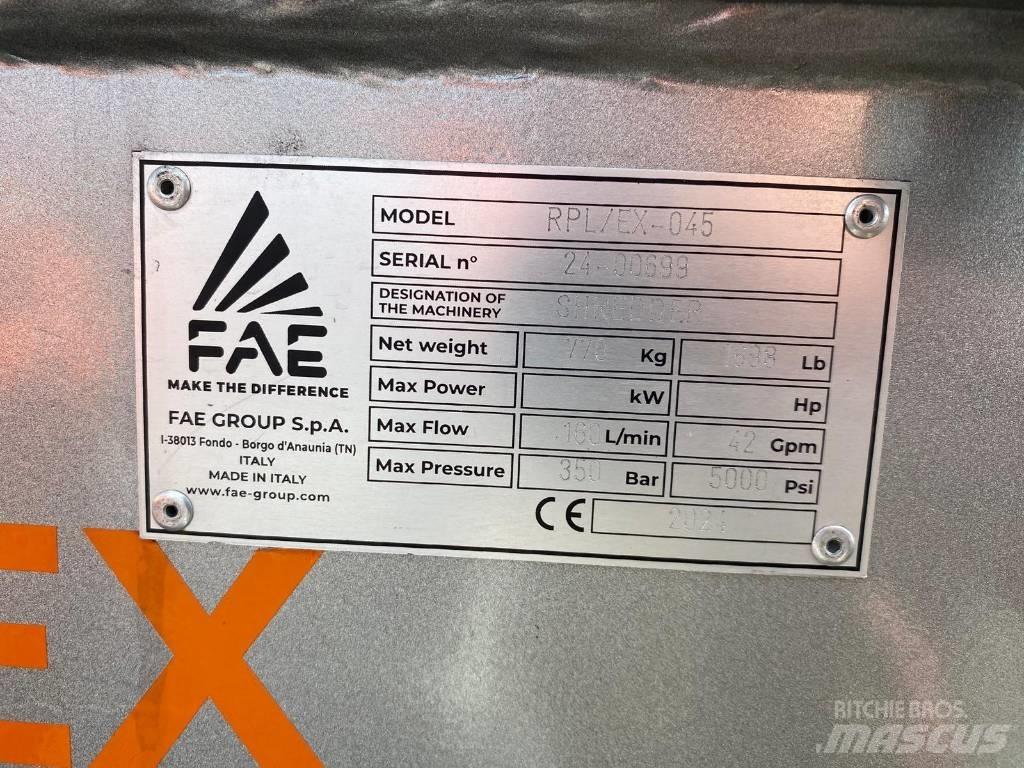 FAE RPL/EX Outros equipamentos construção via