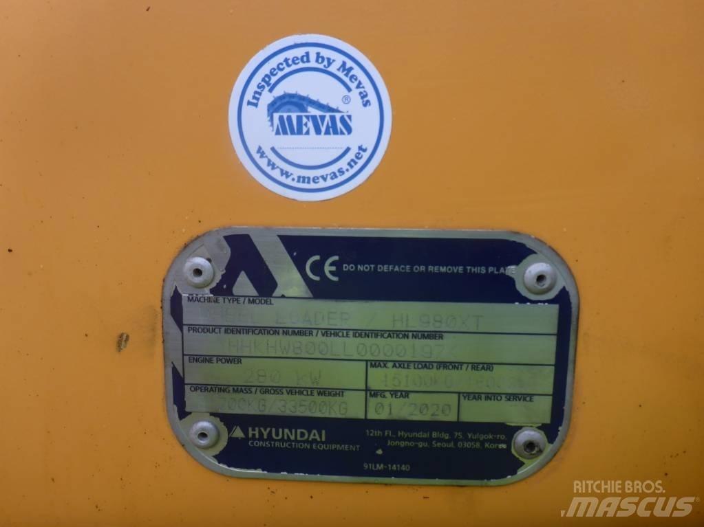 Hyundai HL980XT Pás carregadoras de rodas