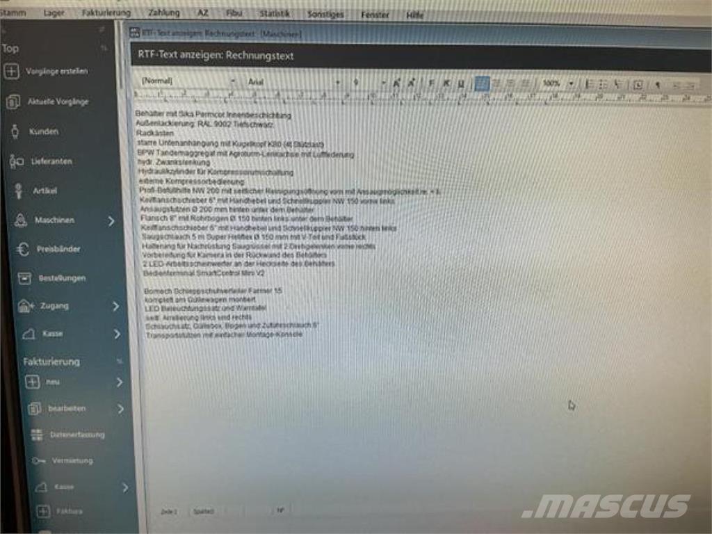 Kotte VT 19.700 Camiões-cisterna de lamas