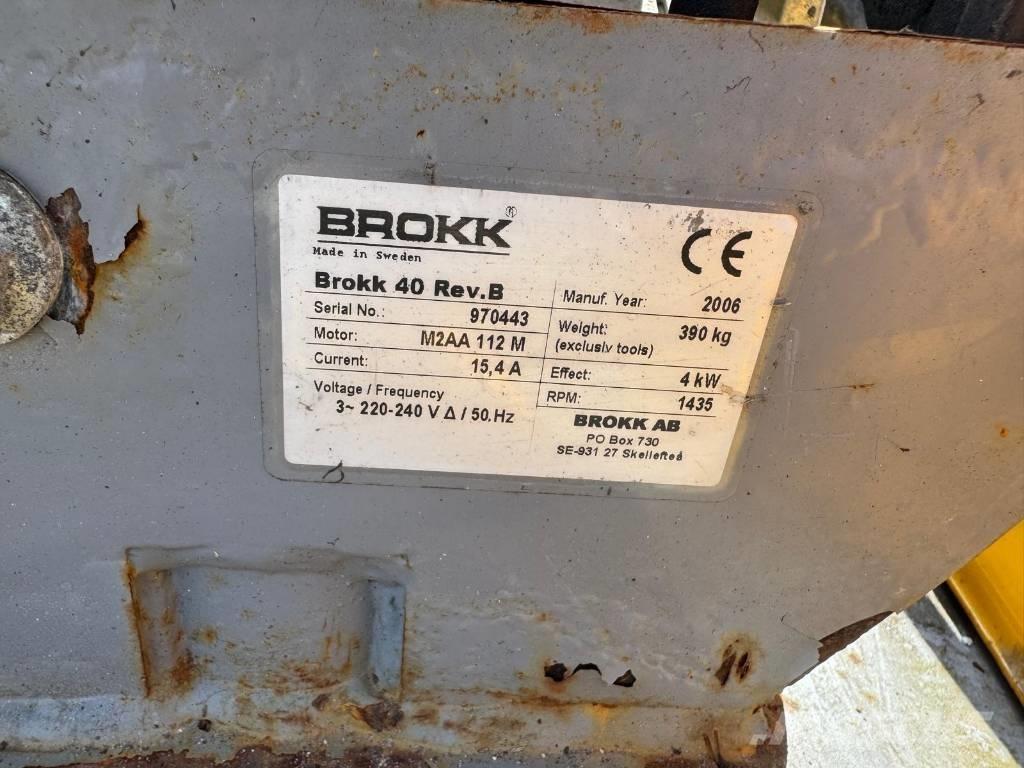 Brokk 40 Escavadoras de demolição