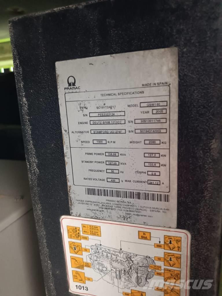 Pramac GSW 160 Geradores Diesel