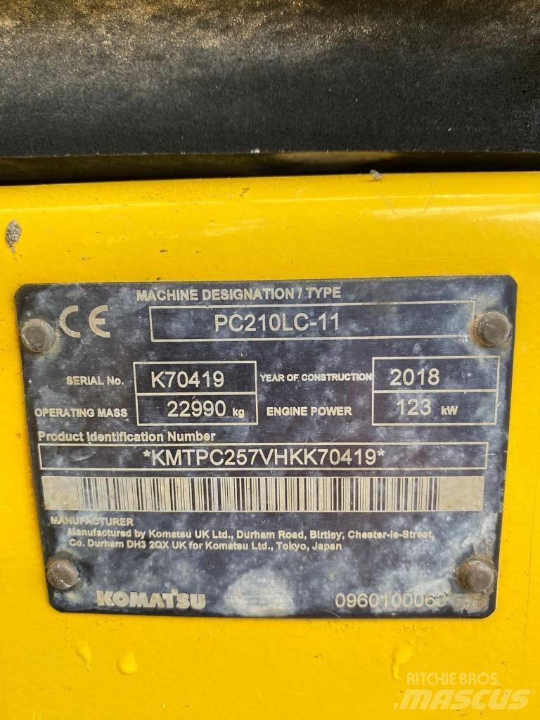 Komatsu PC 210 LC Escavadoras de rastos