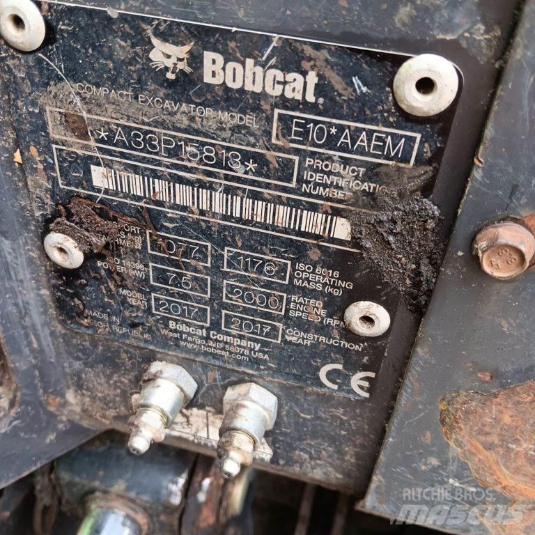 Bobcat E10 Mini Escavadoras <7t