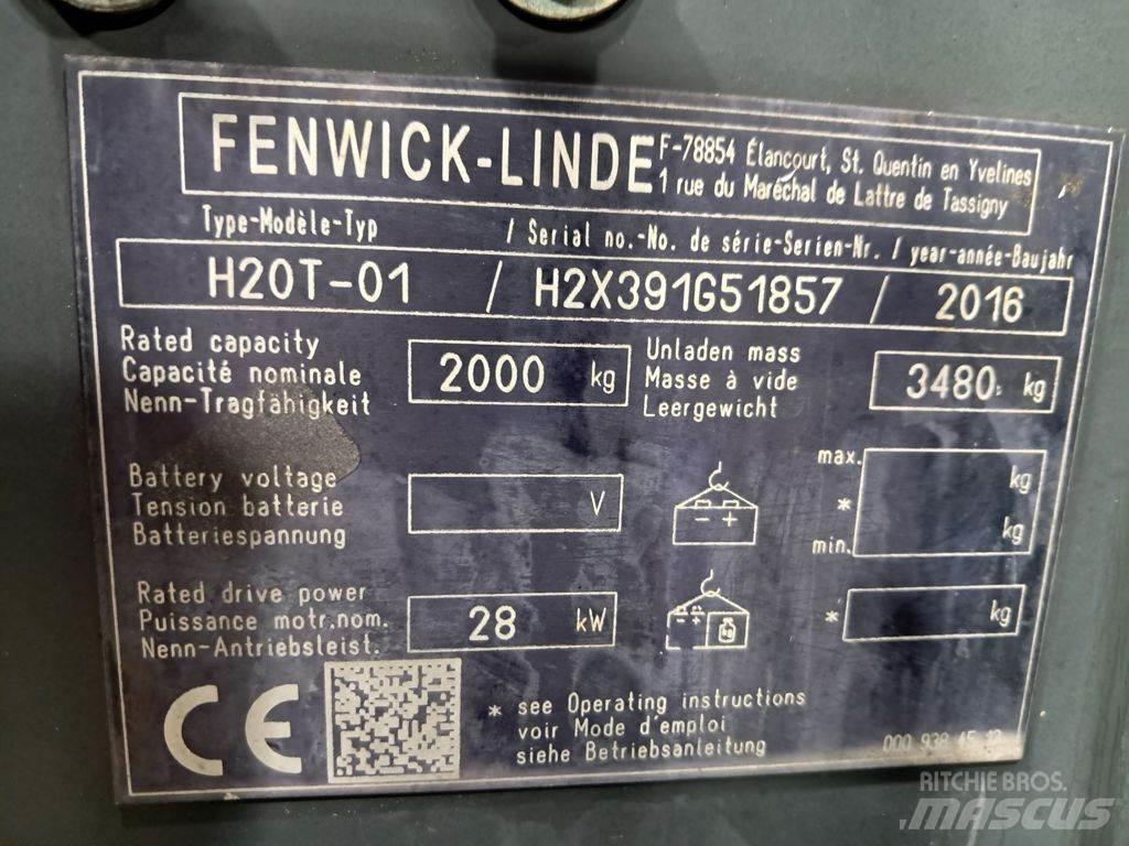 Linde H20T-01 Empilhadores a gás