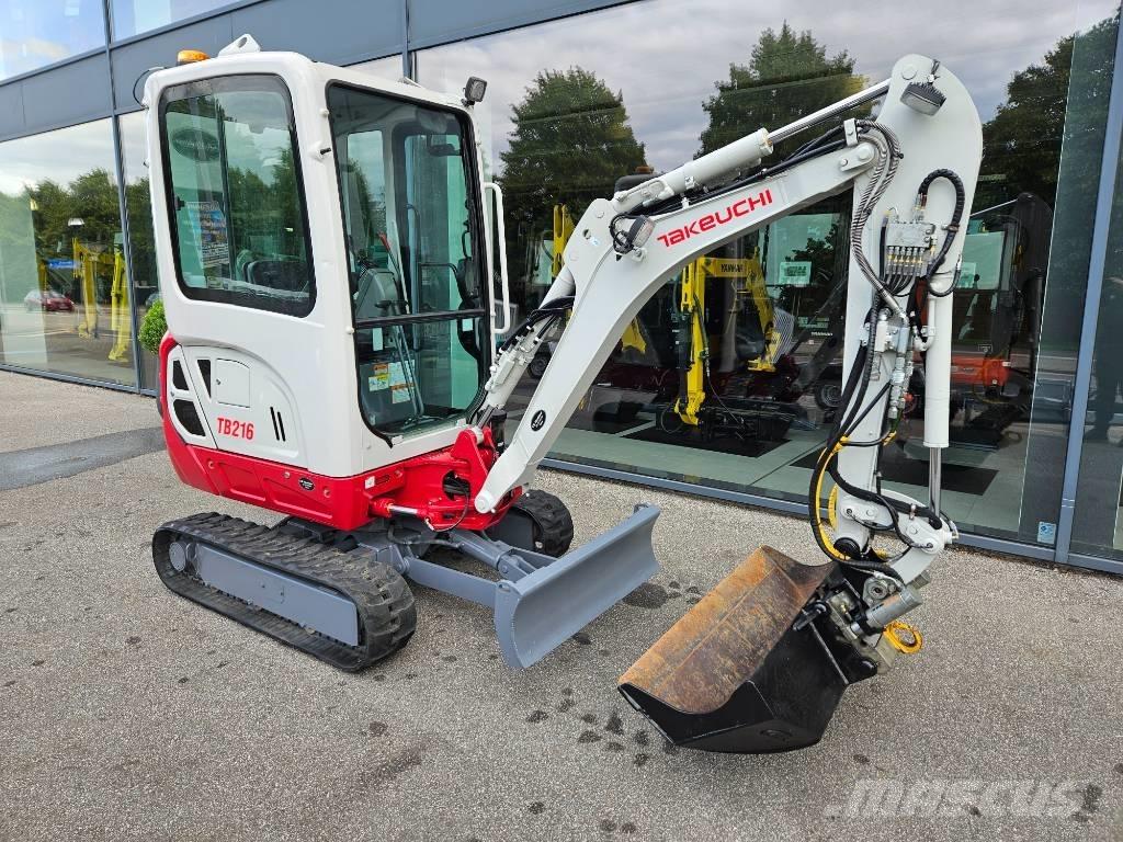 Takeuchi TB 216 Mini Escavadoras <7t