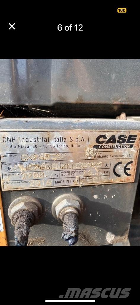 CASE CX 26 B ZTS Mini Escavadoras <7t