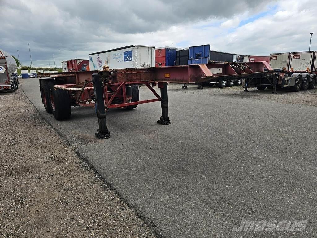 Pacton TXC 230-2 Semi Reboques Porta Contentores