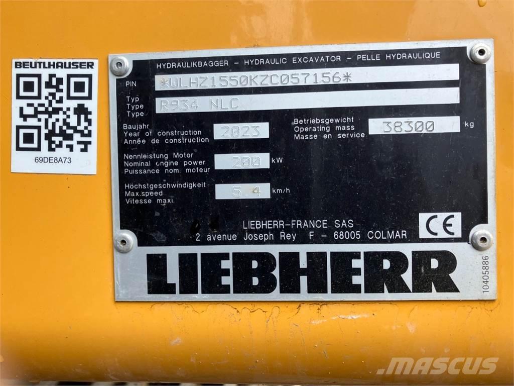 Liebherr R934 Escavadoras de rastos