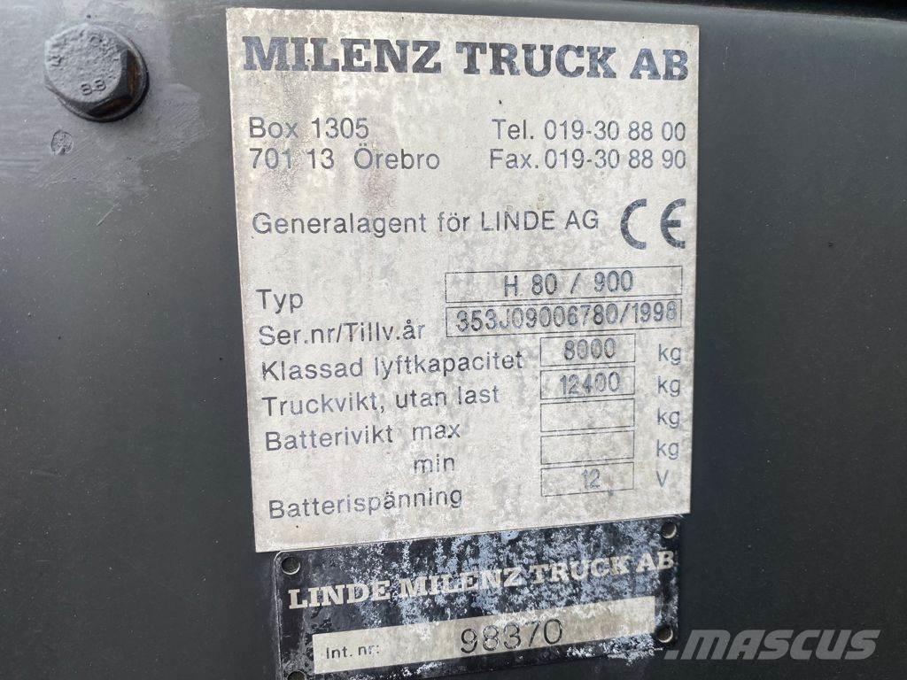 Linde H80D/900 Empilhadores Diesel