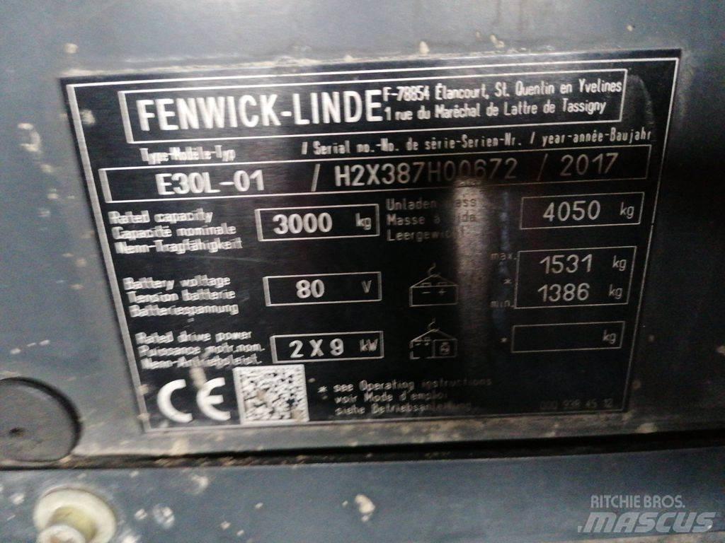 Linde E30L-01 Empilhadores eléctricos