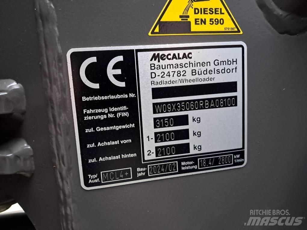 Mecalac MCL 4+ Pás carregadoras de rodas