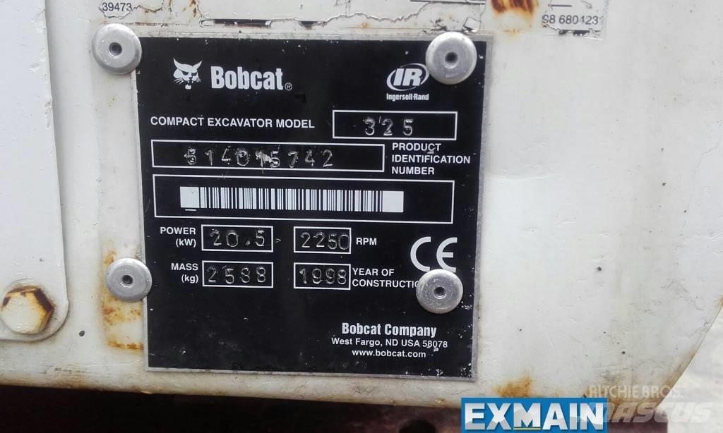 Bobcat X 325 Mini Escavadoras <7t