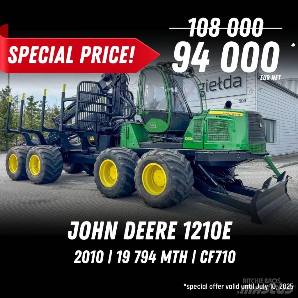 John Deere 1210E Forwarders florestais