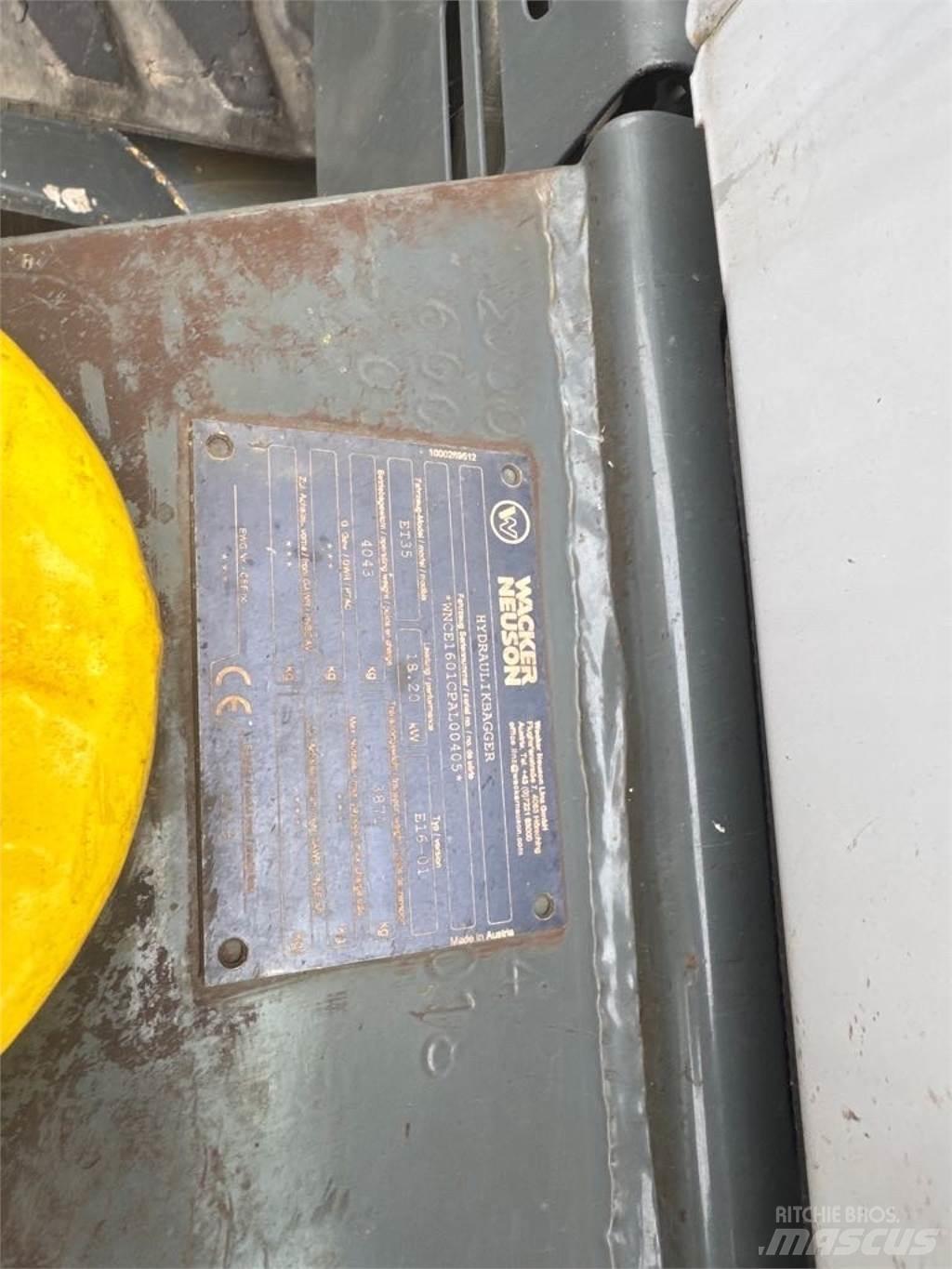 Wacker Neuson ET35 Escavadoras de rastos