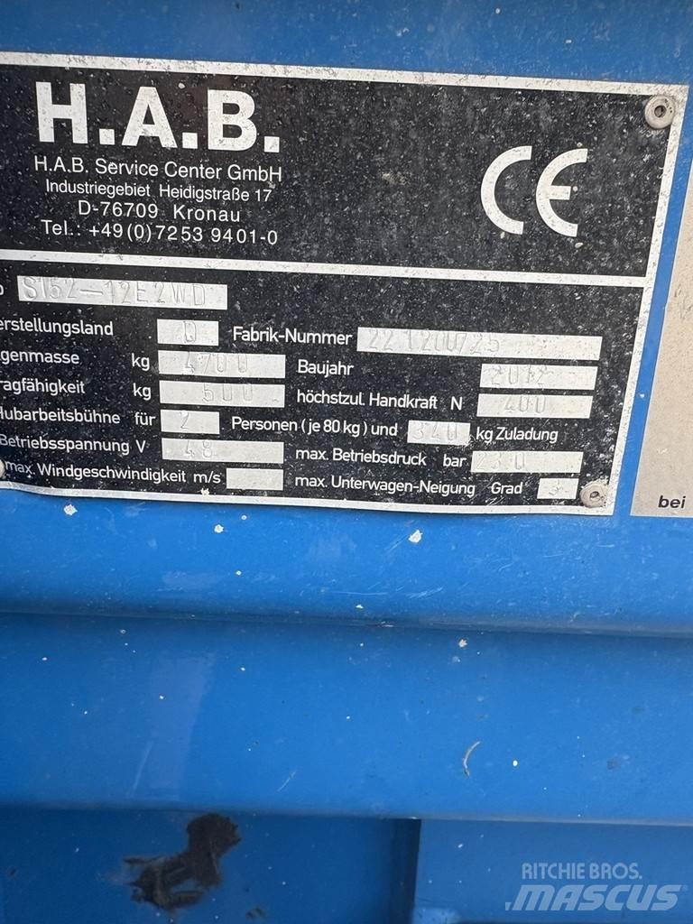  H.A.B S152 12e Elevadores de tesoura