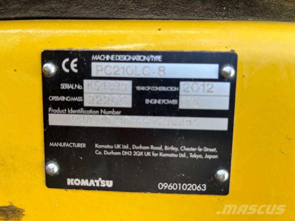 Komatsu PC 210 LC-8 Escavadoras de rastos