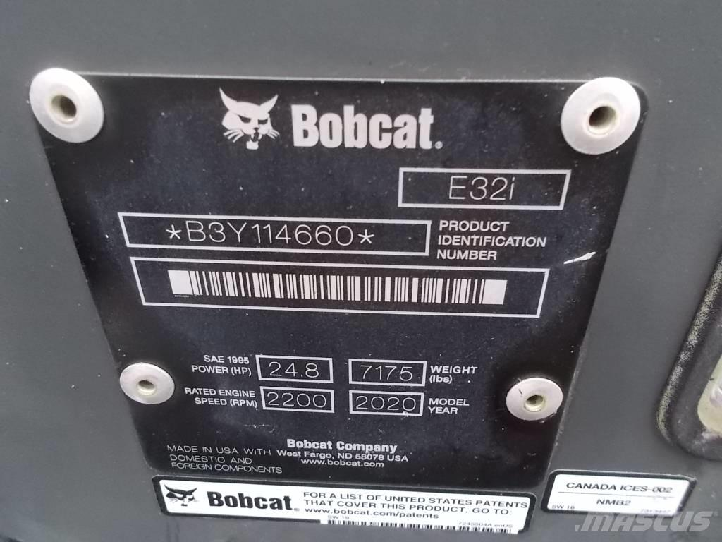 Bobcat E32i Mini Escavadoras <7t
