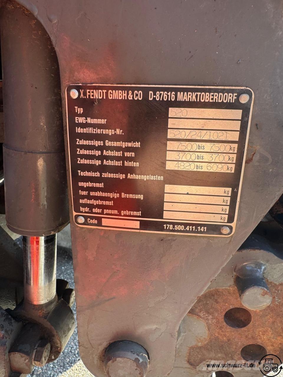 Fendt Xylon 520 Tratores Agrícolas usados