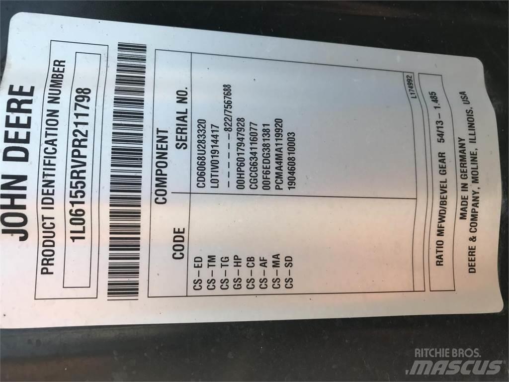 John Deere 6R 155 Tratores Agrícolas usados